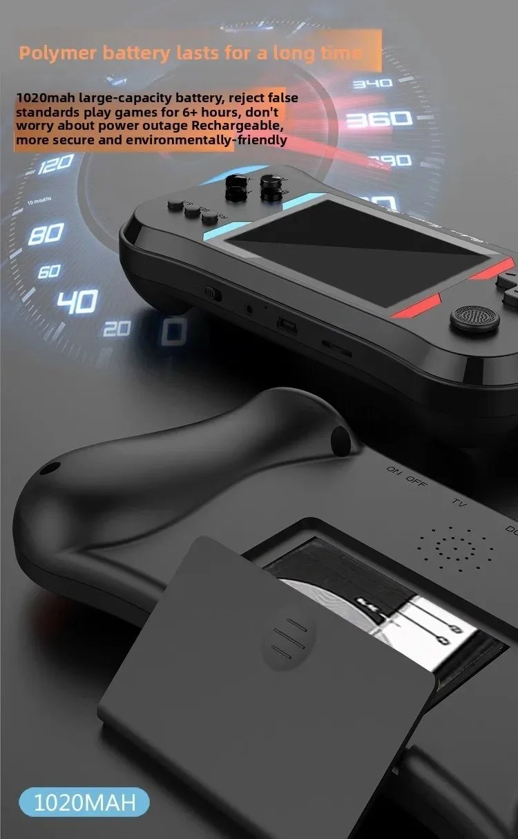 The x7m handheld color screen game console offers 500 brand-new, retro and classic games for gifts