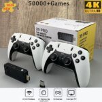 X9 PRO Retro Game Stick 4K TV HD Video Game Console 256G 50000 Games For PS1/PSP/SFC/N64 Emulator 3D Classic Games