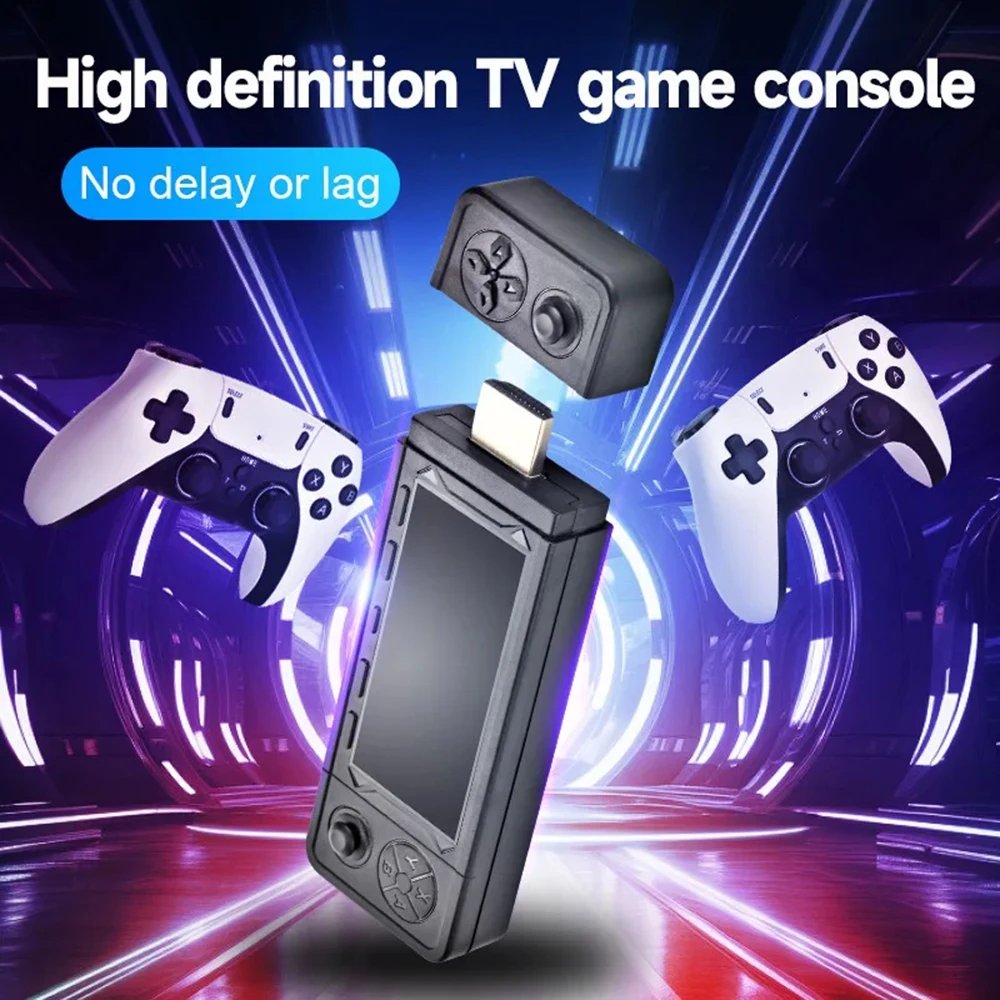 X9 PRO Retro Game Stick 4K TV HD Video Game Console 256G 50000 Games For PS1/PSP/SFC/N64 Emulator 3D Classic Games