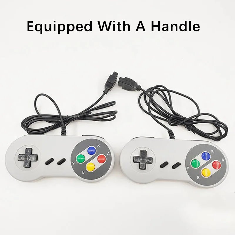 Mini Portable Retro Video Game Console For SNES Home Game Player AV Output Built in SFC620 Game with wired Gamepad GameAccessory