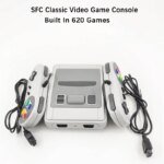 Mini Portable Retro Video Game Console For SNES Home Game Player AV Output Built in SFC620 Game with wired Gamepad GameAccessory - Image 6