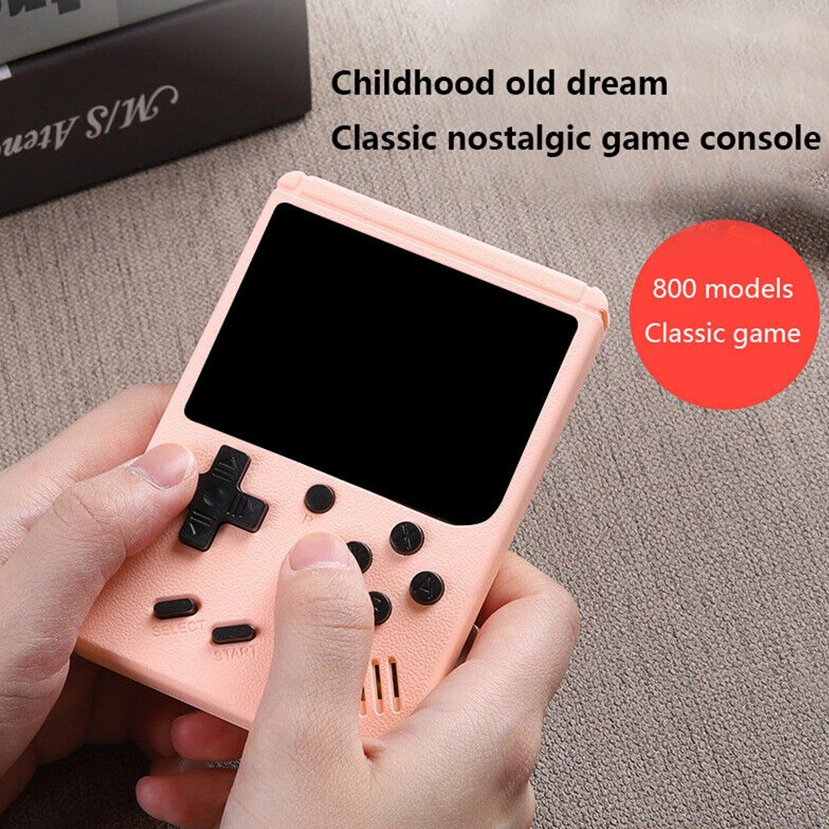 Mini Handheld Retro Video Game Console Built-in 800 Classic Games Gameboy Gifts