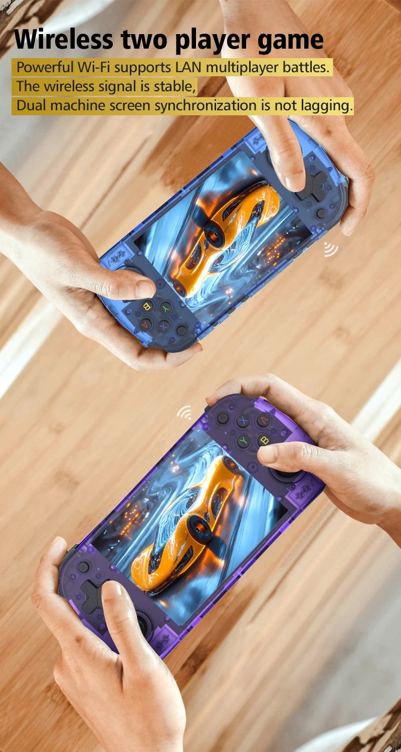 BOYHOM R36H PRO/R36HPROMAX Retro Handheld Console Linux+ARKOS Open Source WIFI 4.2 Inch IPS 64GB Portable Game Player