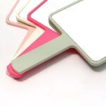 Eyelash Extension Handheld Makeup Mirror Square Makeup Vanity Mirror with Handle Hand Mirror SPA Salon Compact Mirrors - Image 4