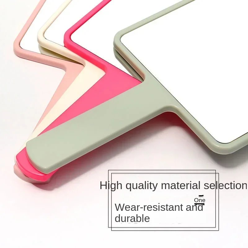 Eyelash Extension Handheld Makeup Mirror Square Makeup Vanity Mirror with Handle Hand Mirror SPA Salon Compact Mirrors