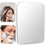 Unbreakable Acrylic Fog Free Mirror Wall Suction Portable Travel Shaving Makeup Bathroom Accessory for Women - Image 2