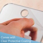 Unbreakable Acrylic Fog Free Mirror Wall Suction Portable Travel Shaving Makeup Bathroom Accessory for Women - Image 5