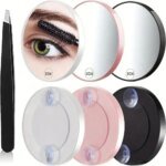 10/20/30X Blackhead Magnification Mirror High-definition Round Enlarging Cosmetic Mirror with Suction Cup 3.5in