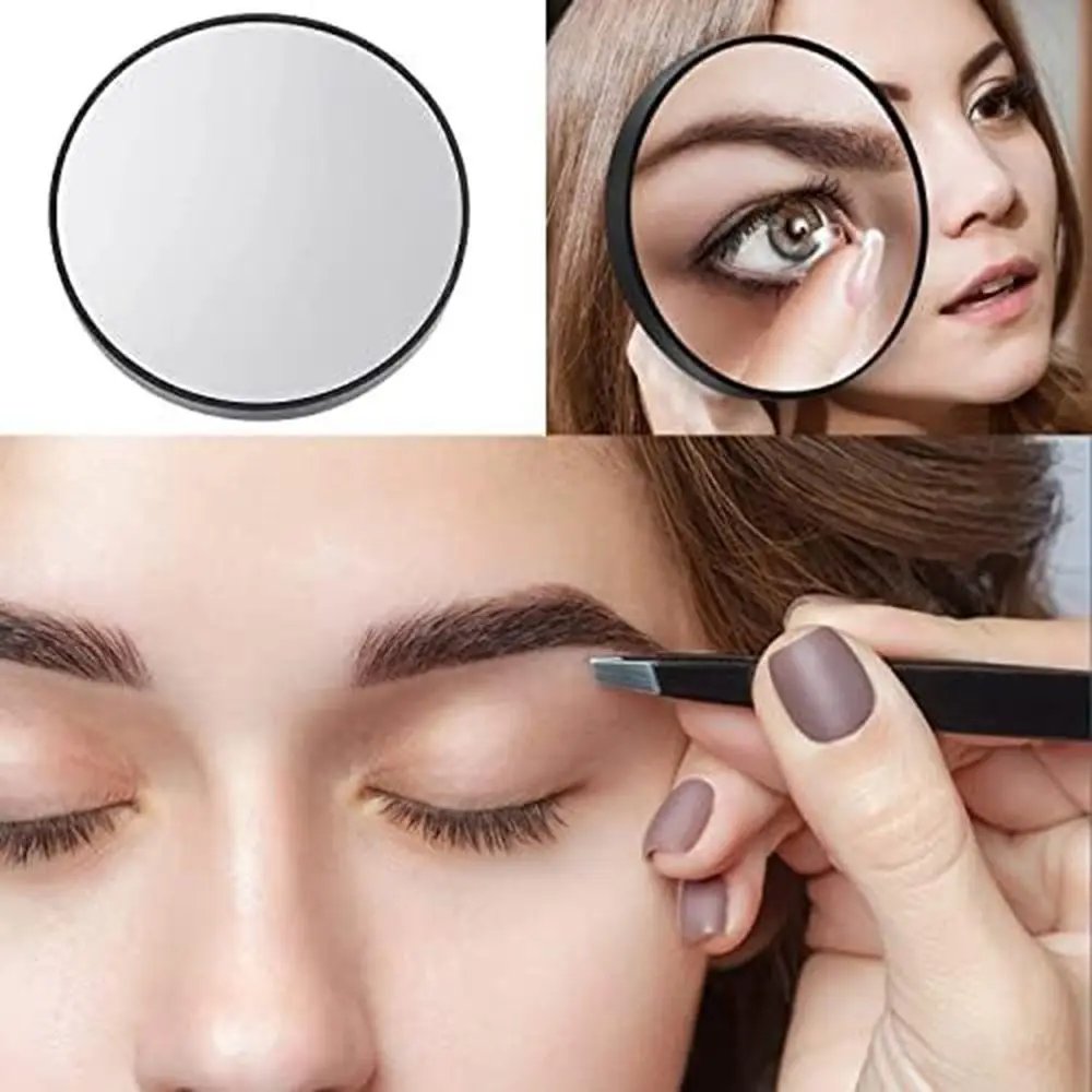 10/20/30X Blackhead Magnification Mirror High-definition Round Enlarging Cosmetic Mirror with Suction Cup 3.5in