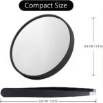 10/20/30X Blackhead Magnification Mirror High-definition Round Enlarging Cosmetic Mirror with Suction Cup 3.5in - Image 6