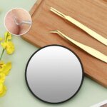 Home With Suction Cup Magnification Mirror 5x/10x/15x Round Makeup Mirror Blackhead Magnifying Mirror - Image 2