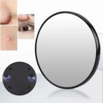 Home With Suction Cup Magnification Mirror 5x/10x/15x Round Makeup Mirror Blackhead Magnifying Mirror - Image 4