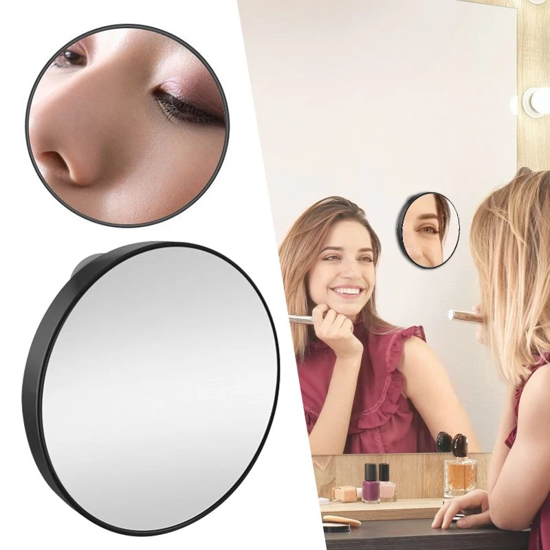 Magnifying Makeup Mirror 30x 15x 10x 5x With Suction Cups Round Make Up Mirror For Makeup Beauty Treatments Remove Acne Pores