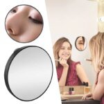 Magnifying Makeup Mirror 30x 15x 10x 5x With Suction Cups Round Make Up Mirror For Makeup Beauty Treatments Remove Acne Pores - Image 3