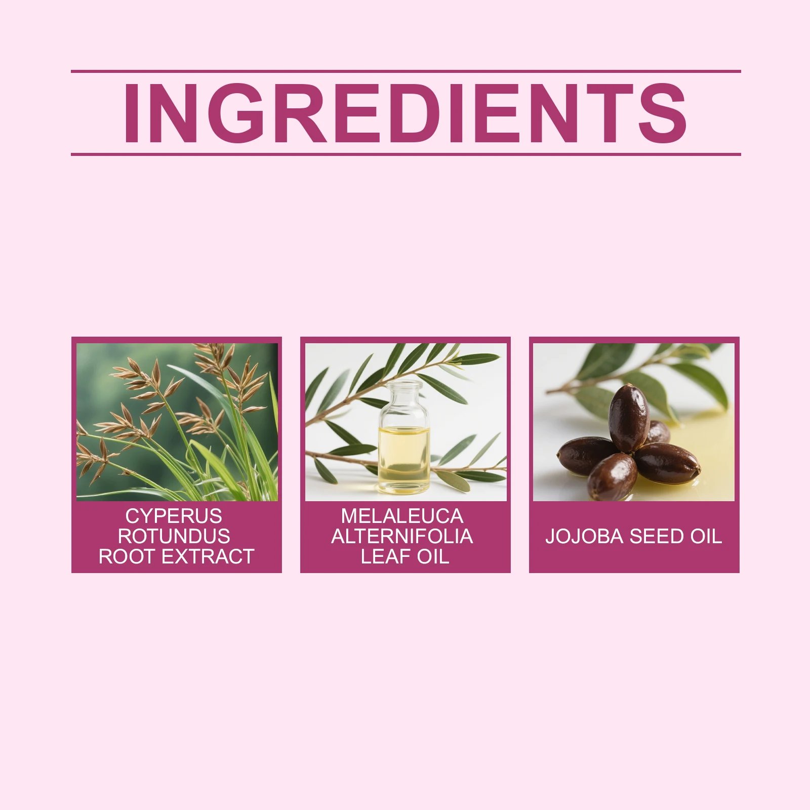 Cyperus Rotundus Oil for Hair Removal Smoothing Soothing Skin Care Moisturizes Armpit Leg Arm Hair Inhibitor Depilatory Oil