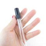 50/100PCS 2ML 3ML 5ML 10ML Black Portable Glass Perfume Bottle Empty Refillable Bottle Cosmetics Bottle Sample Thin Glass Vials - Image 3