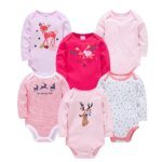 3/6 pcs a set Kavkas Fashion Baby Boys Clothes Set  Cotton Soft Long Sleeve Autumn Boy Girls Bodysuit Newborn Toddler Body bebe - Image 2