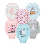 3/6 pcs a set Kavkas Fashion Baby Boys Clothes Set  Cotton Soft Long Sleeve Autumn Boy Girls Bodysuit Newborn Toddler Body bebe - Image 6