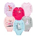 3/6 pcs a set Kavkas Fashion Baby Boys Clothes Set  Cotton Soft Long Sleeve Autumn Boy Girls Bodysuit Newborn Toddler Body bebe - Image 4