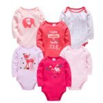 3/6 pcs a set Kavkas Fashion Baby Boys Clothes Set  Cotton Soft Long Sleeve Autumn Boy Girls Bodysuit Newborn Toddler Body bebe