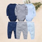 1/3/4/6 Pcs KAVKAS Baby Clothing Rompers Boys 100% Cotton Plain Bodysuit Girls Blank Muslin Jumpsuit 0-24 Months - Image 4