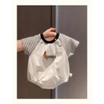 Summer Baby Bodysuit Cartoon Stripe Pattern Design for 3-24 Months - Image 6