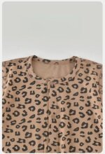2026 Summer Baby Short Sleeve Romper Leopard Print One Piece Clothing for 3M-2Y Boys Girls lightweight Infant Bodysuit - Image 2