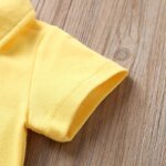 New spot summer infants and boys candy-colored onesie short-sleeved triangular climbing clothes - Image 3