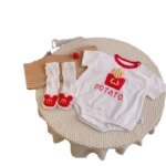 Baby Clothes, Summer Clothes, Fart Clothes, Thin Newborn Boy and Baby Onesies, Super Cute 100-day Full Moon Romper - Image 3