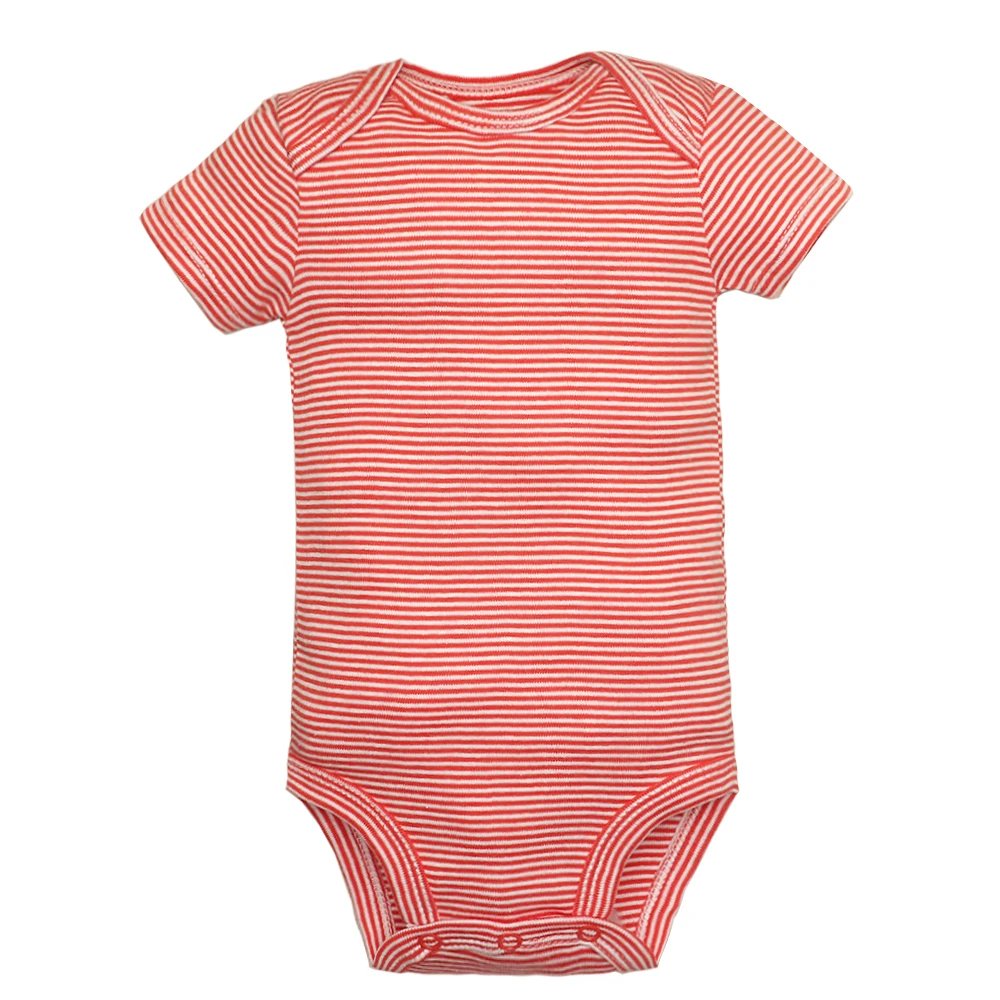 5Pieces Unisex Baby Bodysuits Fashion Body Suits Short Sleeve Newborn Infant Jumpsuit Cartoon Baby Boy Girl Clothes Set Summer