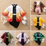 Newborn Baby Anime Cape Style Children Long Sleeve Cotton Bodysuit, Cute Kids Boys Girls Romper - Image 3