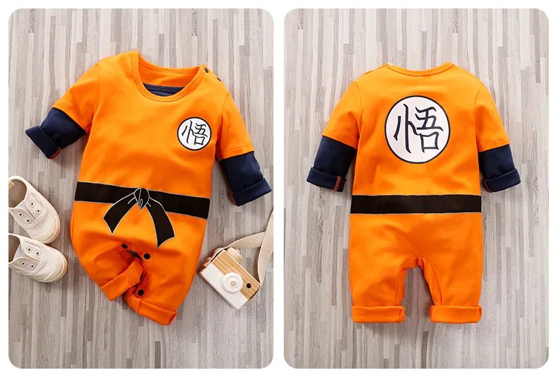 Newborn Baby Anime Cape Style Children Long Sleeve Cotton Bodysuit, Cute Kids Boys Girls Romper