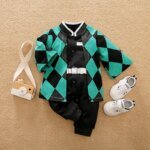 Newborn Baby Anime Cape Style Children Long Sleeve Cotton Bodysuit, Cute Kids Boys Girls Romper - Image 3