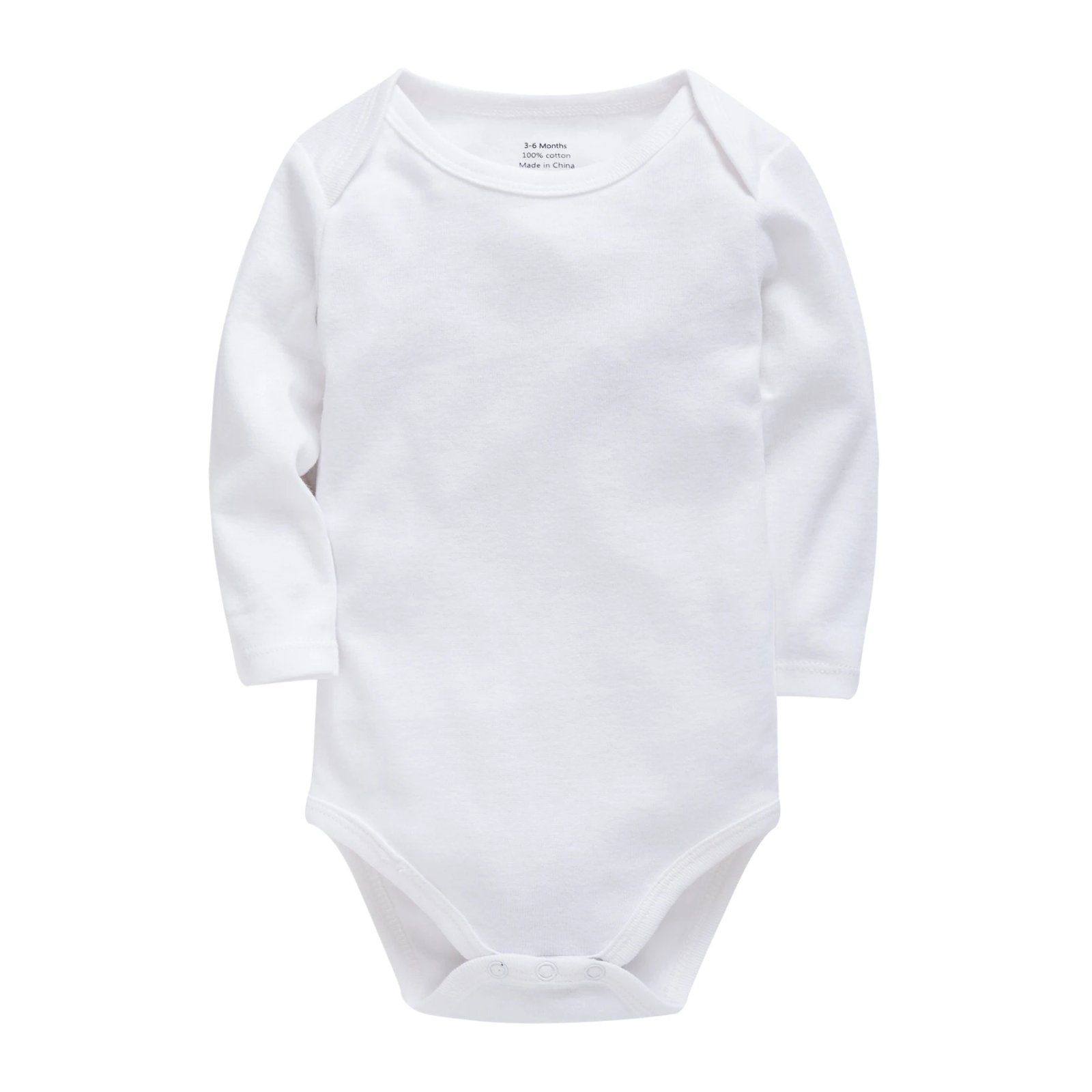 1/2/3/5 Pcs Baby Jumpsuit Blank White Newborn Boys Romper 100% Cotton Kids Bodysuit Long Sleeve Baby Girls Clothing Plain Muslin