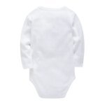 1/2/3/5 Pcs Baby Jumpsuit Blank White Newborn Boys Romper 100% Cotton Kids Bodysuit Long Sleeve Baby Girls Clothing Plain Muslin - Image 3
