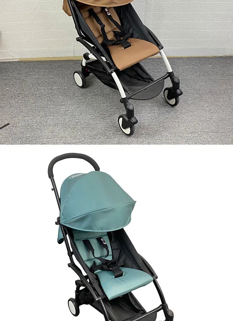 3pcs/set 175 Stroller Accessories Canopy Cover Seat Cushion Compatible With Babyzen YOYO  Cover Seat Mattress With Zipper Pocket