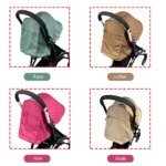 3pcs/set 175 Stroller Accessories Canopy Cover Seat Cushion Compatible With Babyzen YOYO  Cover Seat Mattress With Zipper Pocket - Image 6