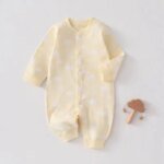 Cloud Pattern Baby Romper Suit Newborn Class a Pure Cotton Spring Autumn Baby Clothes Harem Suit Crawling Suit Infant Clothing - Image 2