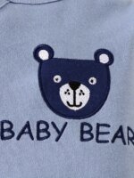 2-Picec Baby Four Seasons Tie Feet Bodysuit for Boys Little Bear Creative Baby Cute Bodysuit Made of Pure Cotton, Soft  Comforta - Image 5