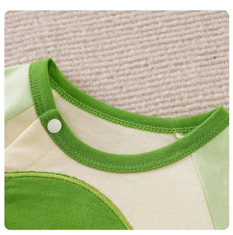 Newborn Baby Clothes Unisex Cute cartoon animal Print Summer cotton Short Sleeve Romper Infant Toddler Pajamas One Piece Outfit