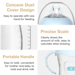 Baby PP Bottle 150/240/330ML Newborn Baby Bottle with Handle Milk BottleFeeding Baby Bottles Newborn Feeding Supplies BPA-Free - Image 6