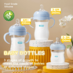 Baby PP Bottle 150/240/330ML Newborn Baby Bottle with Handle Milk BottleFeeding Baby Bottles Newborn Feeding Supplies BPA-Free - Image 2