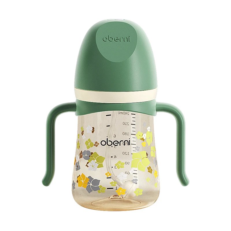 Oberni Baby Learning Drink Cup Sippy Anti Choking Water Straw Bottle For 6 Months And 1-4 Years Old Over
