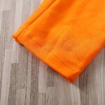 Baby Spring and Autumn Boys and Girls Long sleeved Anime Orange Training Suit Casual All Cotton Bodysuit - Image 6