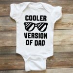 Funny Newborn Boys Girls Clothes Dad Letter Sunglasses Onesie Summer Casual Comfortable Crew Neck Baby Romper - Image 2