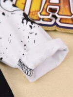 Halloween Newborn  Baby Boy Clothes Infant Baby Boy Romper Long-Sleeve Hooded Cotton Letter Print Nightmare Jumpsuit - Image 3