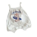 Cute Cartoon Bear Sling Jumpsuit for Infants Toddlers - 90% Cotton, Thin, Breathable  Perfect  Summer Kids Baby Romper - Image 6